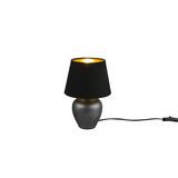 Trio Abby pöytävalaisin musta/kulta