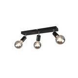 Trio Vannes kohdevalaisin 3-osainen mattamusta