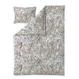 Vallila Lehtisade pussilakanasetti beige 150x210 cm