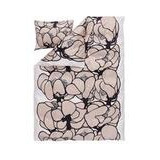 Vallila Makeba satiinipussilakanasetti beige 150x210 cm