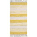 Valssi puuvillamatto keltainen