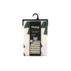 4living Kuusi pussilakanasetti vihreä-valkoinen 150x210 cm