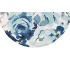 4Living Kylpyhuonematto Laurel sininen Pyöreä 70 cm