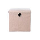 4Living Säilytyslaatikko kannella beige