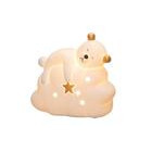 4Living Teddy pöytävalaisin valkoinen