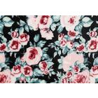 4Living Torkkupeitto Flora 127x152 cm musta