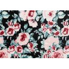 4Living Torkkupeitto Flora 127x152 cm musta