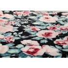 4Living Torkkupeitto Flora 127x152 cm musta