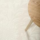 Amelie plyysimatto luonnonvalkoinen