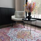 Aya sileäpintainen matto punainen-keltainen