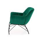 Belton nojatuoli tummanvihreä sametti