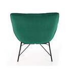 Belton nojatuoli tummanvihreä sametti
