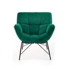 Belton nojatuoli tummanvihreä sametti