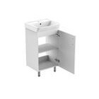 Bianco allaskaappi ovella mattavalkoinen 45 cm