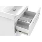 Bianco allaskaappi vetolaatikoilla mattavalkoinen 60 cm