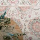 Botanic sileäpintainen matto roosa-harmaa