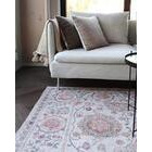 Botanic sileäpintainen matto roosa-harmaa