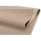 Brooklyn sileäksi kudottu matto beige