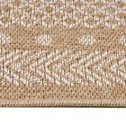 Dhaka 8714 sileäksi kudottu matto beige