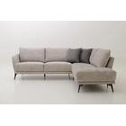 Evelyn avokulmasohva vaahtomuovityynyillä