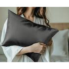 FanniK Silk tyynyliina hiili 50x60 cm