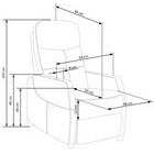 Felipe recliner mekanismituoli tummanharmaa