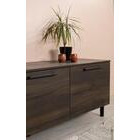 Hiipakka Solo tv-taso 4 ovella 220 cm tummatammi