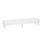 Hiipakka Vilja tv-taso matala 200 cm laatikoilla