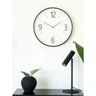 House Nordic Biel seinäkello mustavalkoinen 51 cm