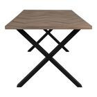 House Nordic Bordeaux lankkupöytä savutammi 200 cm
