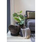 House Nordic Cort torkkupeitto harmaa-valkoinen 130x160 cm