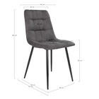 House Nordic Middelfart tuoli tummanharmaa