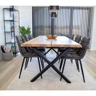 House Nordic Middelfart tuoli tummanharmaa