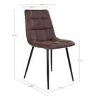 House Nordic Middelfart tuoli tummanruskea