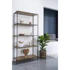 House Nordic Vita avohylly 5 osainen tammi-musta 80x36x170 cm