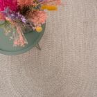 Ilta villamatto beige ovaali
