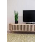 Kaisa tv-taso valkaistu antiikkimänty 195 cm