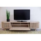 Kaisa tv-taso valkaistu antiikkimänty 195 cm