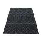 Kaksipuoleinen Graafinen matto musta