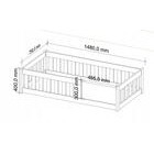 Kido Wood matala lastensänky kashmir 70x140 cm