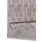 Kursi 2-puolinen puuvillamatto beige
