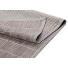 Kursi 2-puolinen puuvillamatto beige