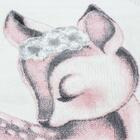 Lasten Bambi plyysimatto pinkki