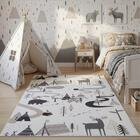 Lasten Coco Metsäretki matto 1135 cream