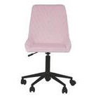 Laura työtuoli sametti vaaleanpunainen