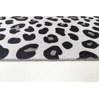 Leopardi sileäpintainen matto beige