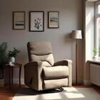 Loft recliner mekanismituoli sand