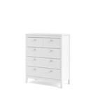 Madrid lipasto 3+2 valkoinen syvyys 48 cm