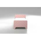 Nolia lastensänky vaaleanpunainen 80x160 cm