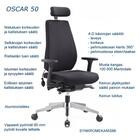 Oscar 50 työtuoli musta